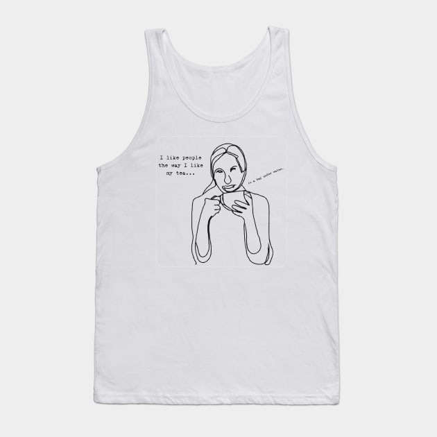 I like people the way I like my tea...in a bag under water Tank Top by akastardust